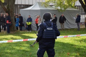ćwiczemia policyjne w NCK-u