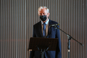 Krzysztof Durek podczas przemowy