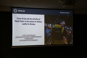 spotkanie przedstawicieli Policji USA i Kanady w KWP w Krakowie
