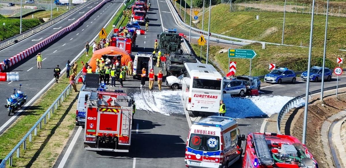 Zdjęcie drogi na której prowadzone są ćwiczenia 