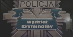 napis wydział kryminalny