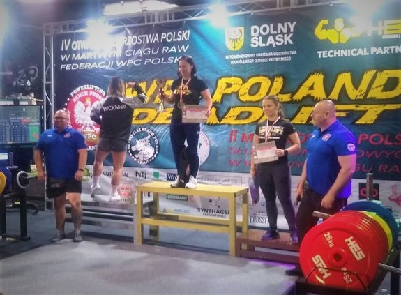 Zawodniczki na podium