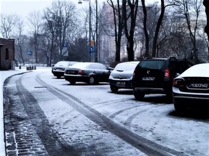 Trudne warunki atmosferyczne - opady śniegu