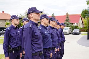 Na zdjęciu policjanci z Komendy Powiatowej Policji w Jaworze.