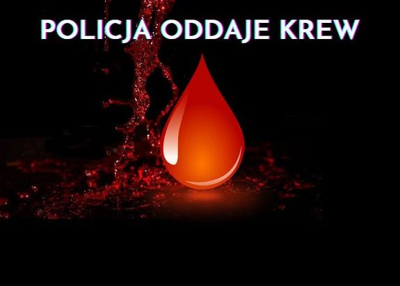policja oddaje krew