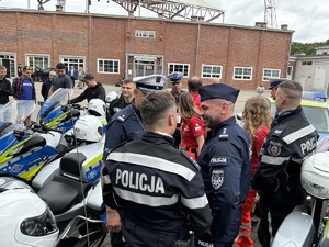 Uczestnicy podczas Ogólnopolskiego Młodzieżowego Turnieju Motoryzacyjnego