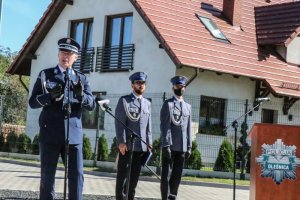 Komendant Wojewódzki Policji we Wrocławiu insp. Dariusz Wesołowski podczas przemówienia