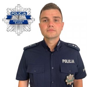 asp. Daniel Kubień policjant, który odnalazł zaginionych
