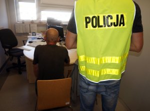 Zatrzymany podczas przesłuchania.