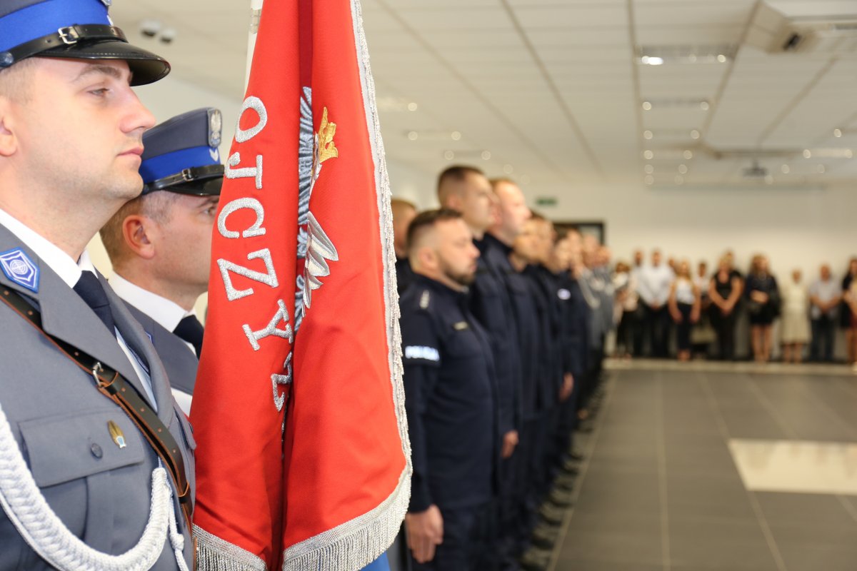 Uroczystości ślubowania nowych funkcjonariuszy.