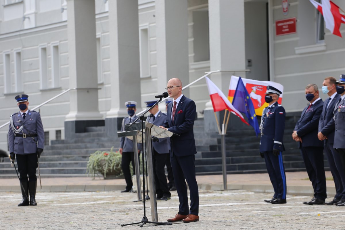 przemowa jednego z zaproszonych gości - Sebastiana Trojaka 