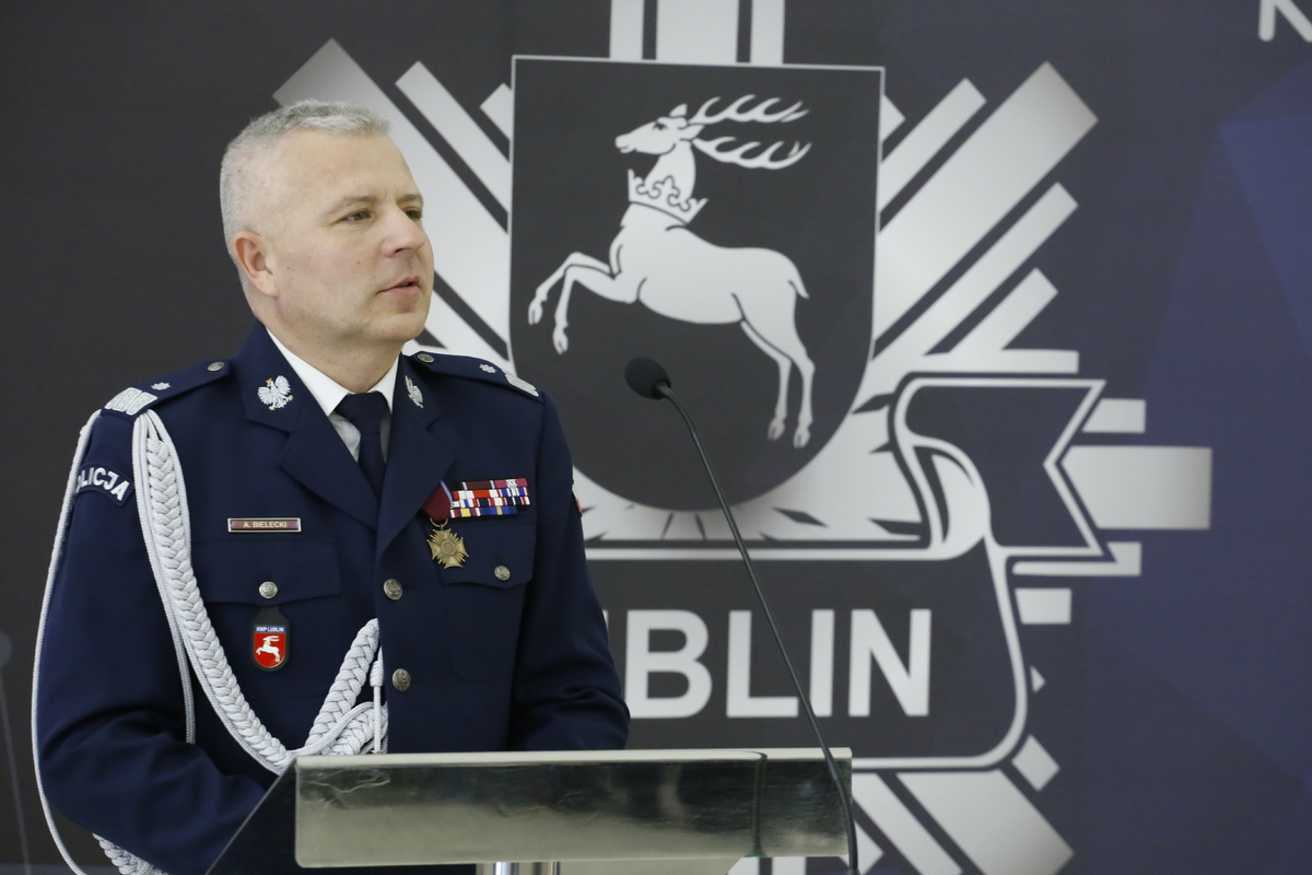 Komendant Wojewódzki Policji w Lublinie - nadinspektor Artur Bielecki
