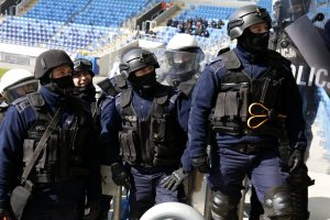 Lubelscy policjanci ćwiczyli na Stadionie Arena Lublin
