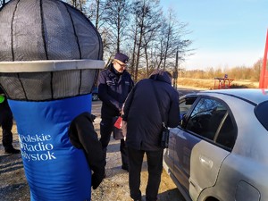 Policjanci podczas walentynkowych działań