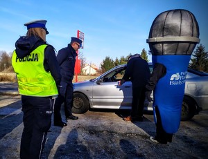 Policjanci podczas walentynkowych działań