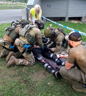 policjanci na zawodach