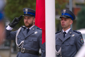 Policjanci w trakcie ślubowania