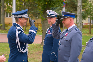 Policjanci w trakcie ślubowania