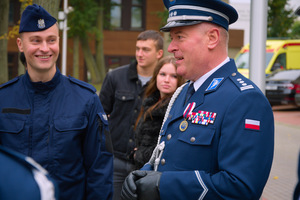 Policjanci w trakcie ślubowania