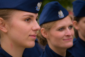 Policjanci w trakcie ślubowania