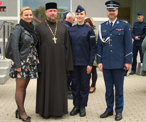 Policjanci w trakcie ślubowania