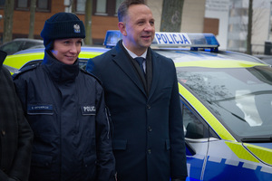 Przekazanie nowych radiowozów