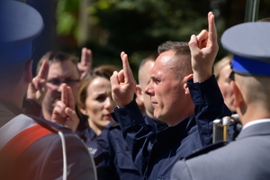 Ślubowanie policjantów