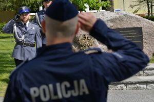 Policjanci podczas ślubowania