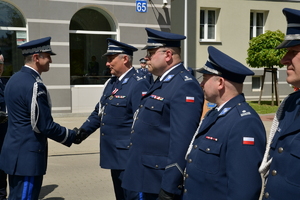 Policjanci podczas ślubowania