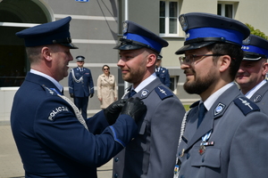 Policjanci podczas ślubowania