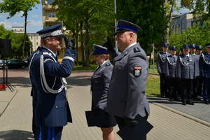 Policjanci podczas ślubowania