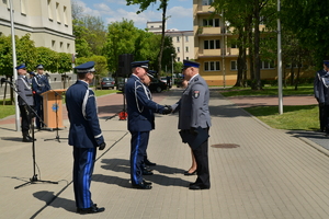 Policjanci podczas ślubowania