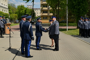 Policjanci podczas ślubowania