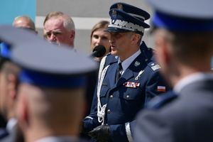 Policjanci podczas ślubowania