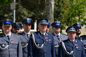 Policjanci podczas ślubowania