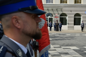 Policjanci podczas ślubowania