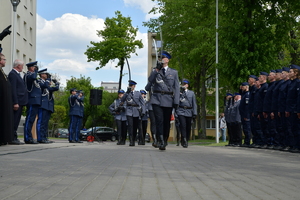 Policjanci podczas ślubowania