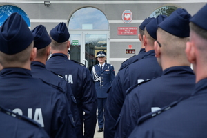 Policjanci podczas ślubowania