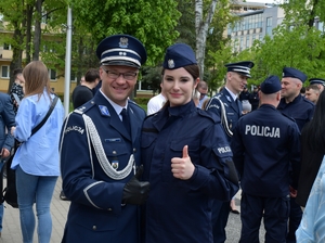 Policjanci podczas ślubowania