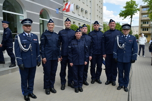 Policjanci podczas ślubowania