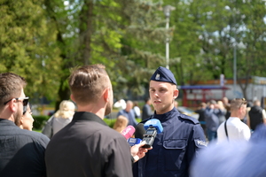 Policjanci podczas ślubowania