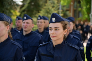 Policjanci podczas ślubowania