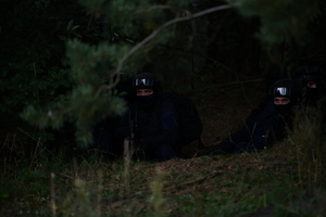 ćwiczenia policjantów z Oddziału Prewncji Policji w Białymstoku i podlaskich kontrterrorystów