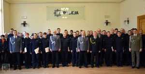 Zbiorcze zdjęcie wszystkich uczestników ślubowania
