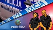 logo odcinka - grafika policjanta i policjantki