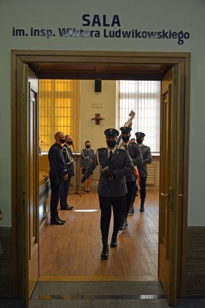 ślubowanie nowo przyjętych funkcjonariuszy