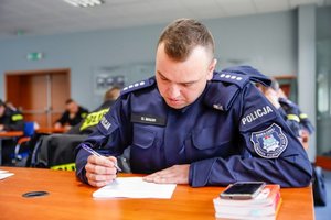 policjanci, uczestnicy zawodów