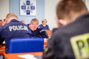 policjanci, uczestnicy zawodów