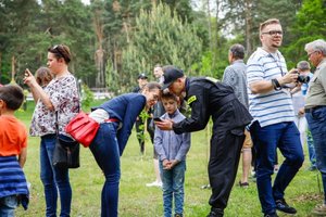 nowo przyjęciu policjanci wraz z rodzinami