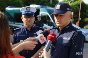 Pierwszy zastępca Komendanta Wojewódzkiego Policji w Kielcach insp. Artur Bielecki